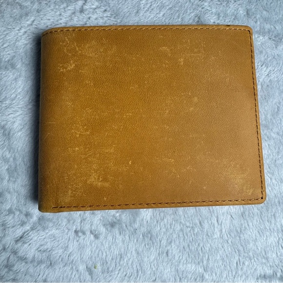 Brown Leather Wallet "To My Man" Bifold with Message | Gift Idea | Never Used - Picture 2 of 13
